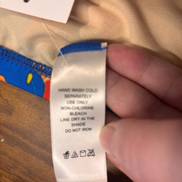 NWT Swimsuits For All Size 4 Hawaiian Floral Print Swim Bottoms Slimming Bikini - Picture 5 of 7